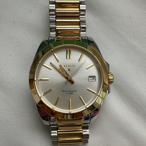 TOUS Watch Drive Two-Tone Authentic - Picture 1 of 4